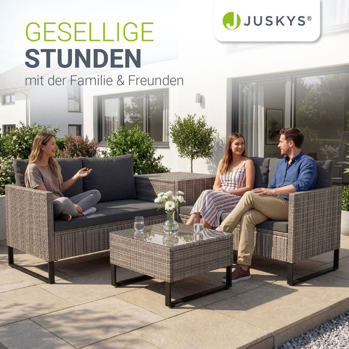 Gartenlounge für 4 Personen Santorini