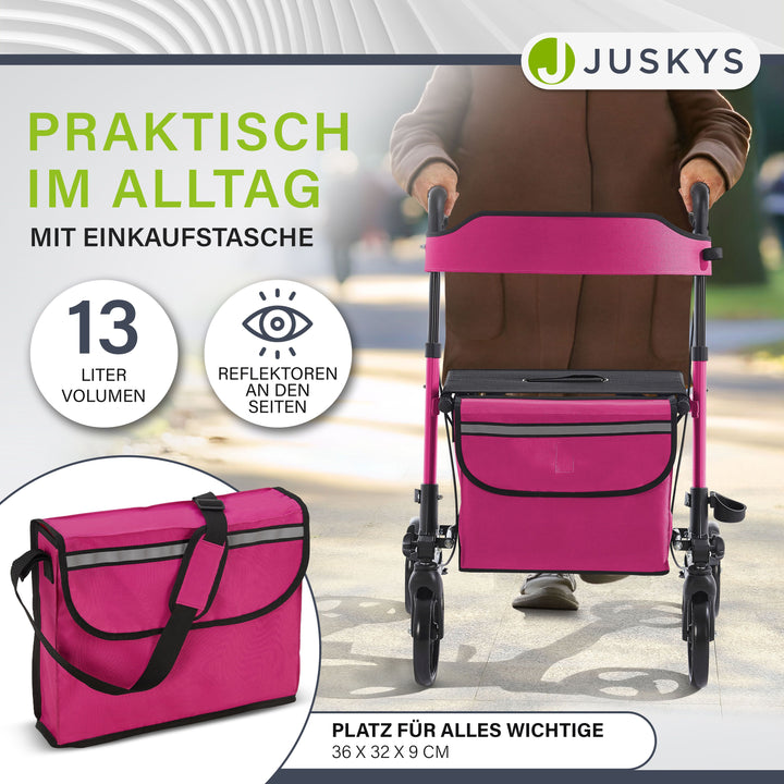 Aluminium Rollator Vital mit Sitz