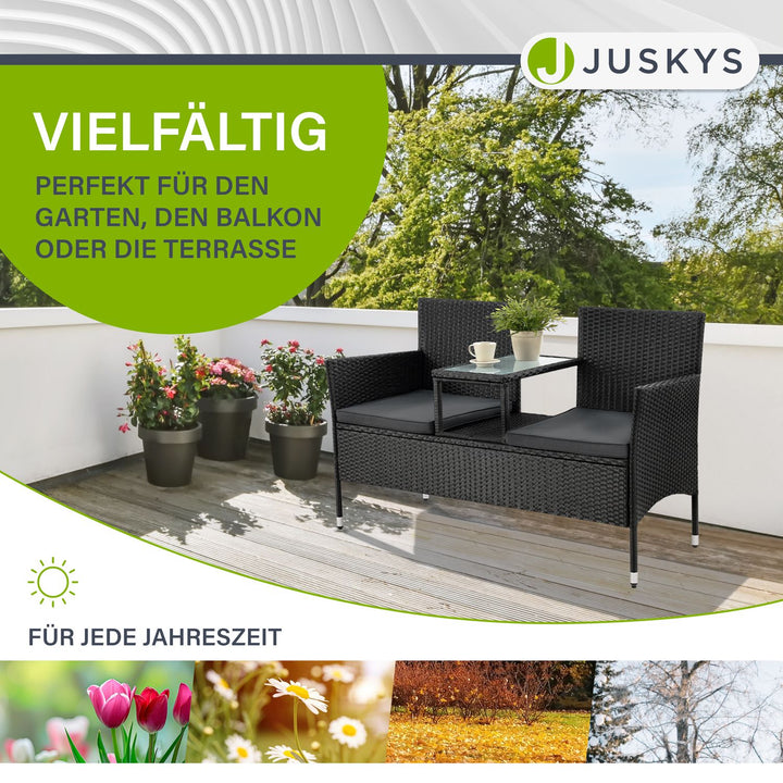 Polyrattan Sitzbank Monaco