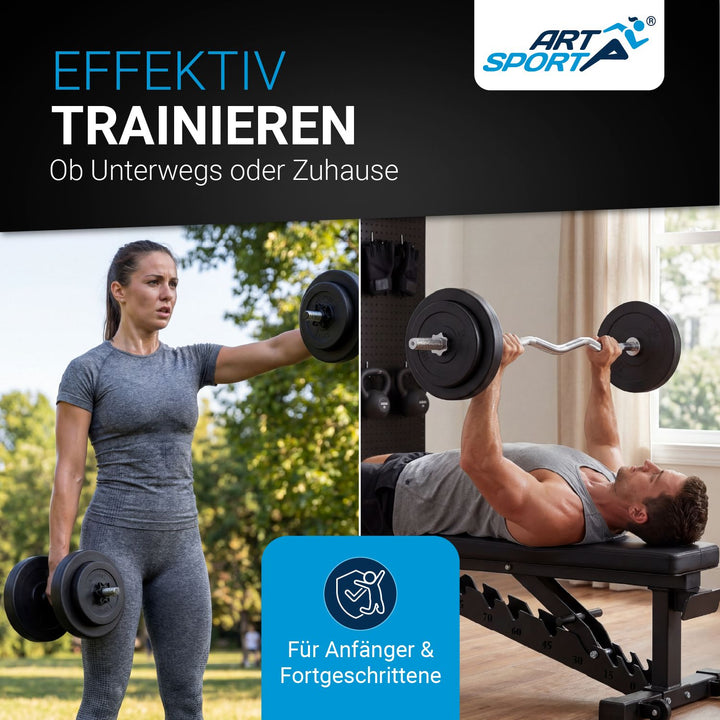 3in1 Hantelset 60kg