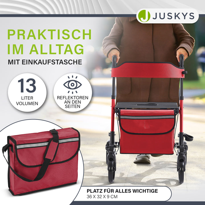 Aluminium Rollator Vital mit Sitz