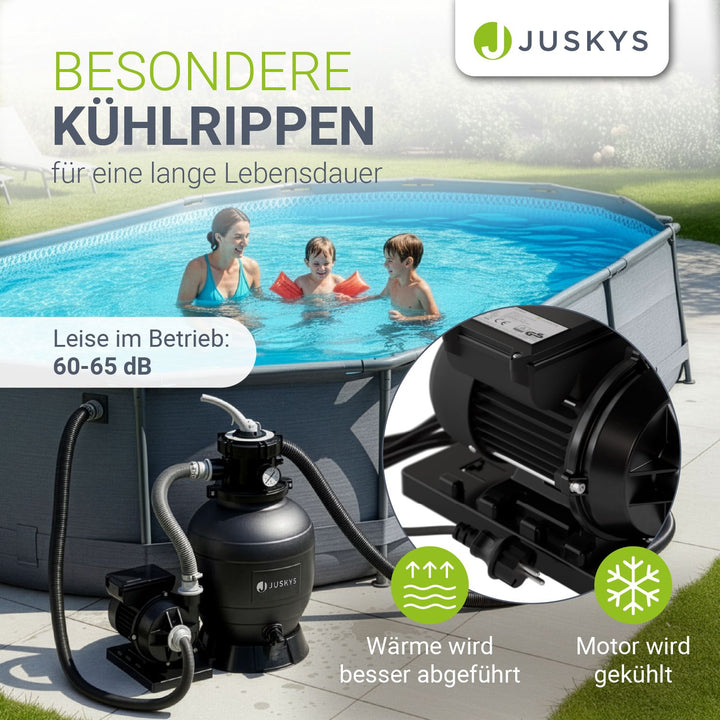 Sandfilteranlage für Pools bis 47m³