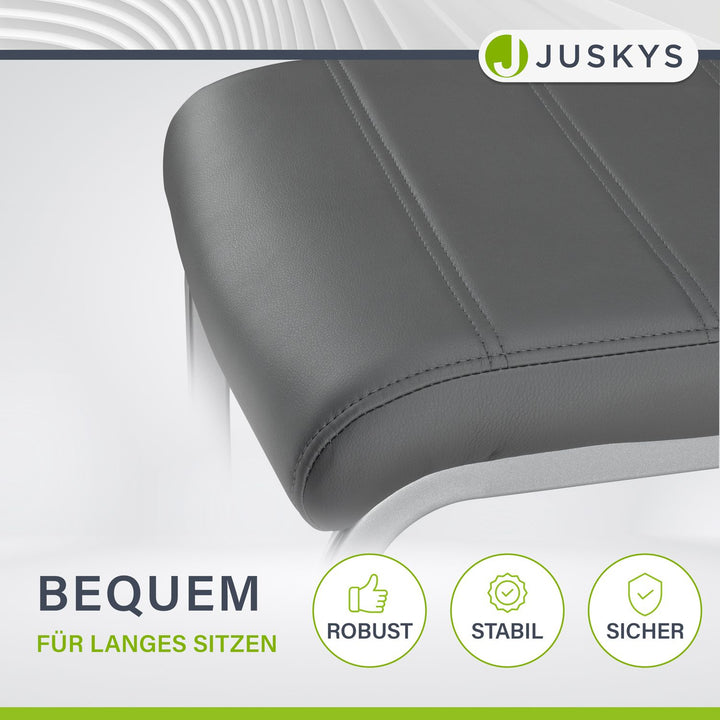 Freischwinger Stuhl Vegas mit Kunstleder