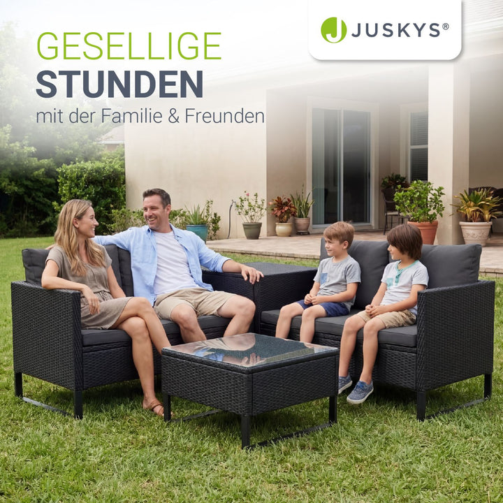 Gartenlounge für 4 Personen Santorini