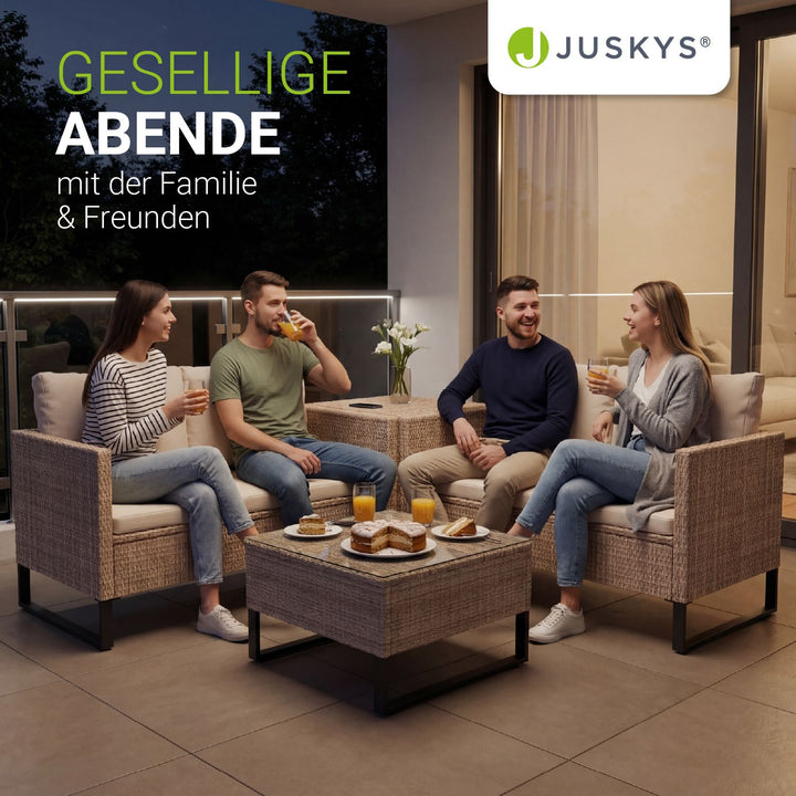 Gartenlounge für 4 Personen Santorini