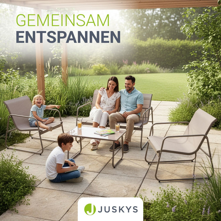 Gartenmöbelset Genua 4-teilig