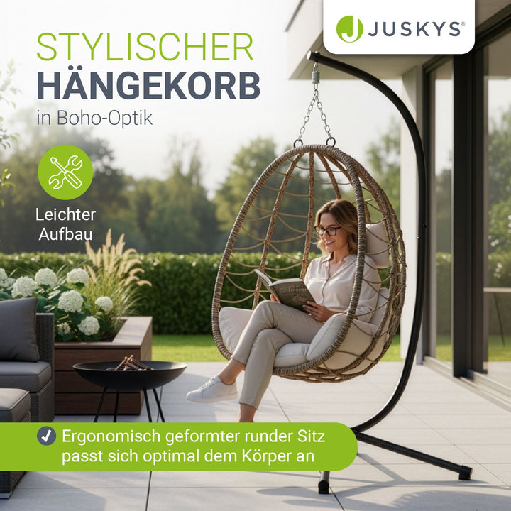 Korbhängesessel Aria inklusive Gestell