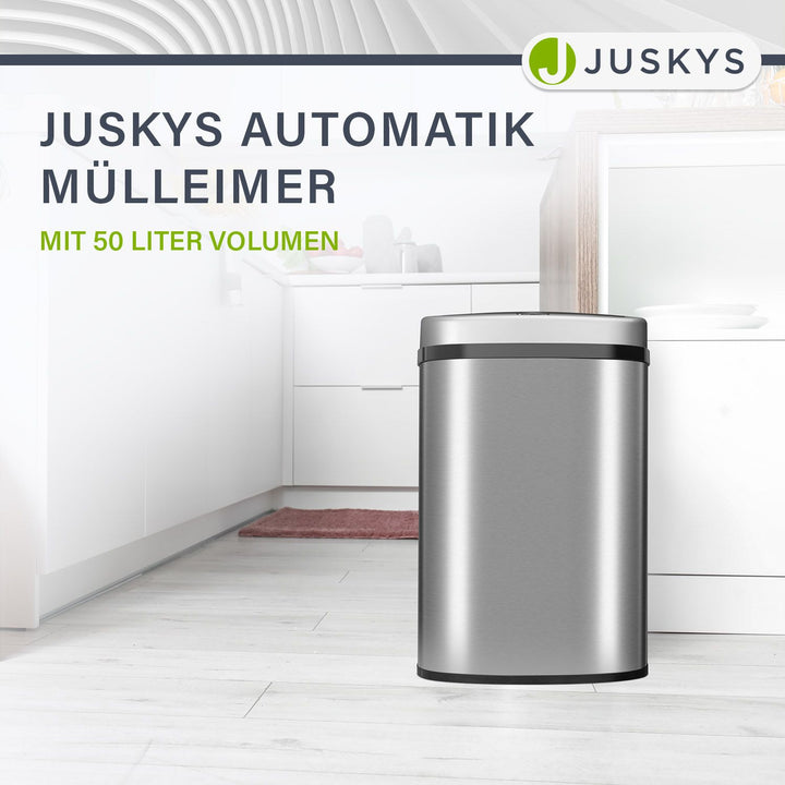 Rechteckiger Mülleimer mit Sensor