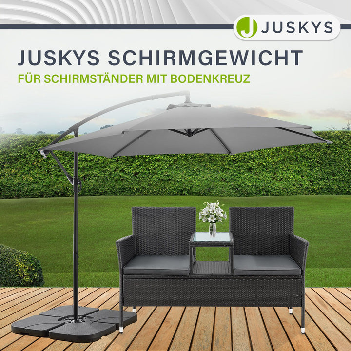 Schirmgewicht 4er Set Quad