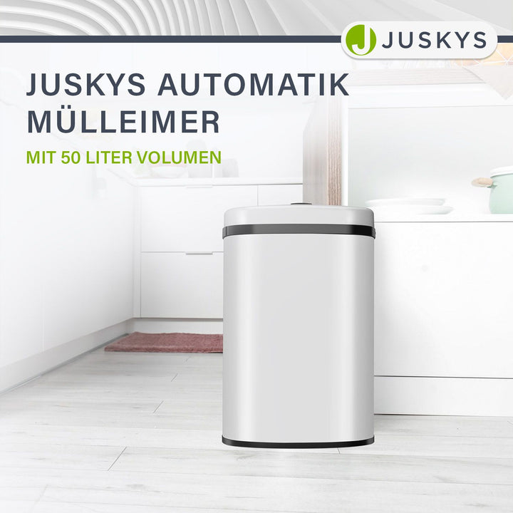 Rechteckiger Mülleimer mit Sensor