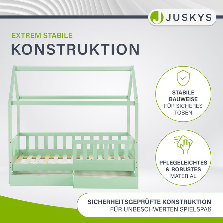 Kinderbett Marli 80 x 160 cm mit Bettkasten