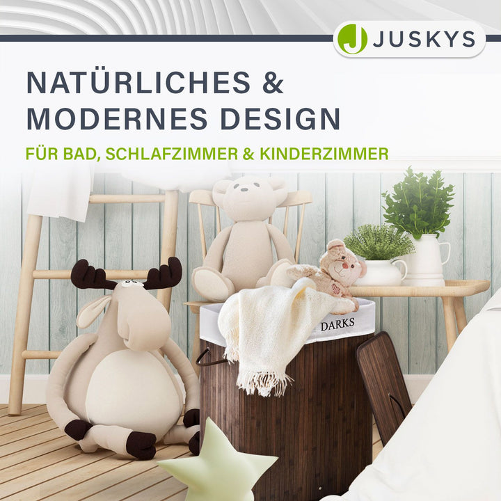 Bambus Wäschekorb Curly