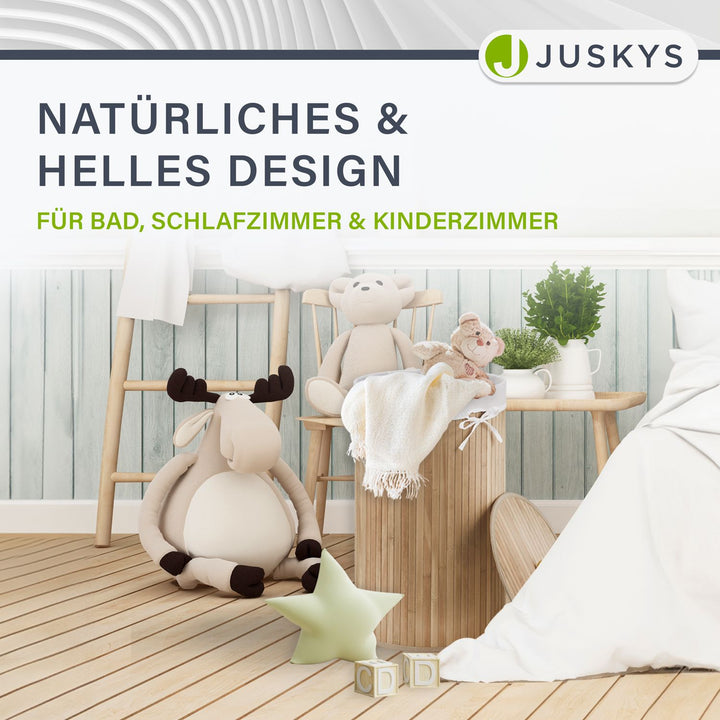 Bambus Wäschekorb Curly-Round