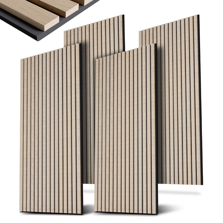 Akustikpaneele Holzoptik 4er Set