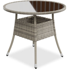 Runder Polyrattan Gartentisch Yoro