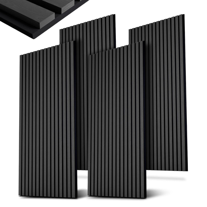 Akustikpaneele Holzoptik 4er Set