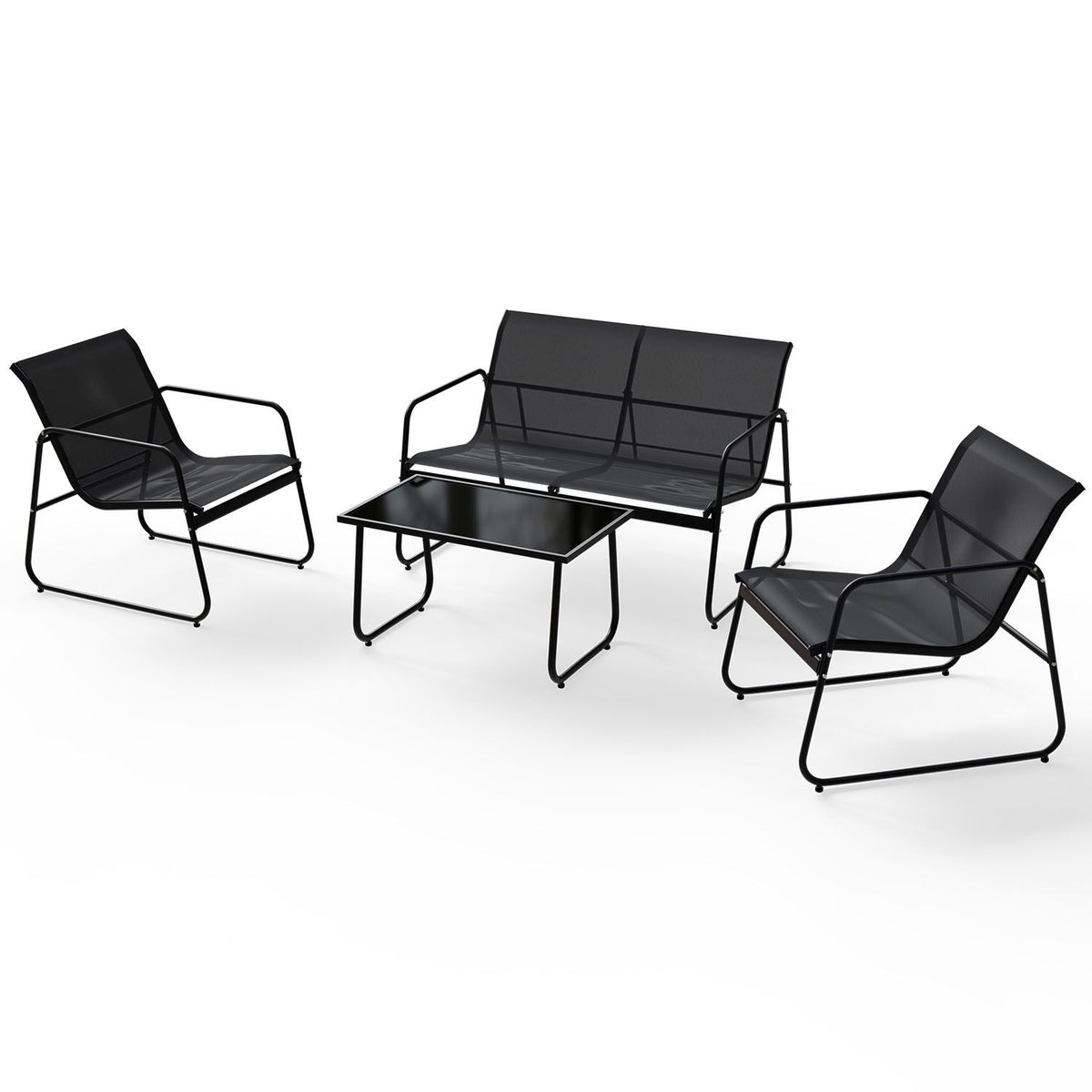 Gartenmöbelset Genua 4-teilig