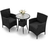 Polyrattan Balkon Set Bayamo