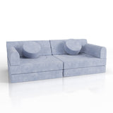 Kindersofa Kayo mit Cord Bezug & Kissen