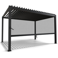 Lamellendach Tahiti 3 x 4 m inkl. 1x Seitenwand 4 m