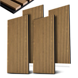 Akustikpaneele Holzoptik 4er Set