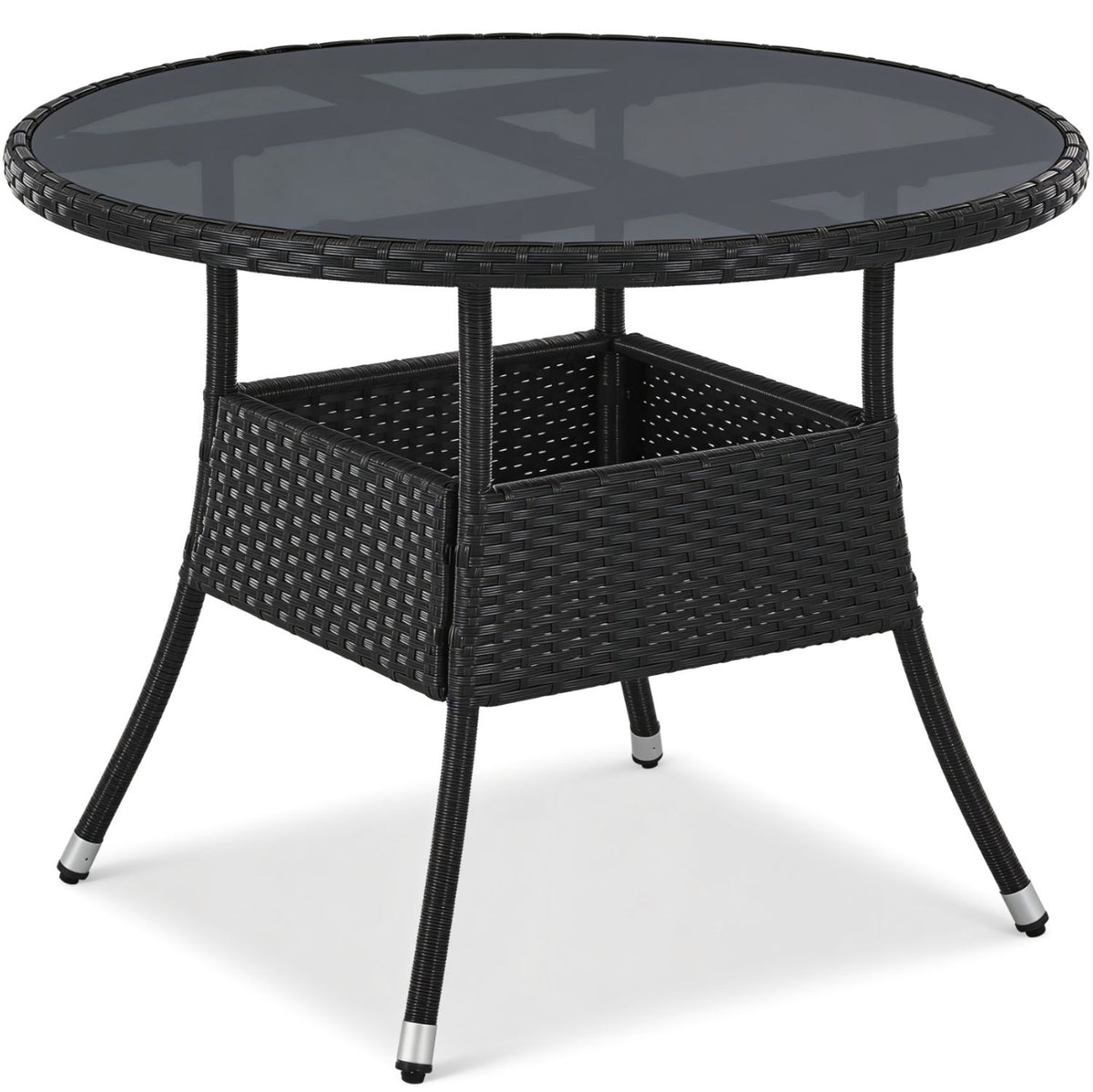 Runder Polyrattan Gartentisch Yoro