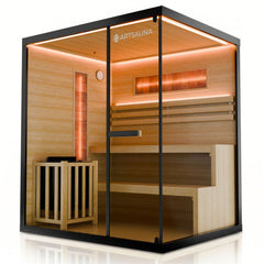 Traditionelle Sauna Vantaa - Schwarz