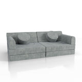 Kindersofa Kayo mit Cord Bezug & Kissen