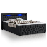 Boxspringbett Leona - Samt