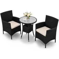 Polyrattan Balkon Set Bayamo