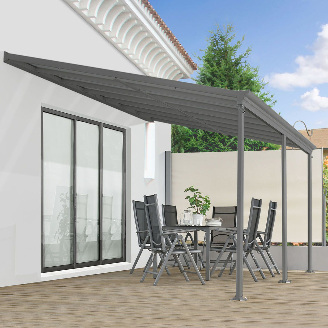 Hochwertig & stabil - Terrassendach aus Aluminium