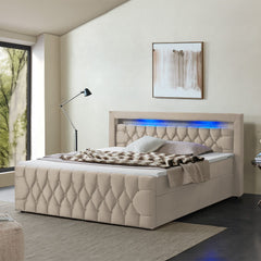 Boxspringbett Leona - Samt