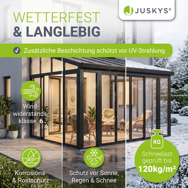 Wintergarten mit Acryl-Verglasung