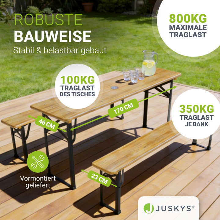 Bierzeltgarnitur Bichl 170 cm