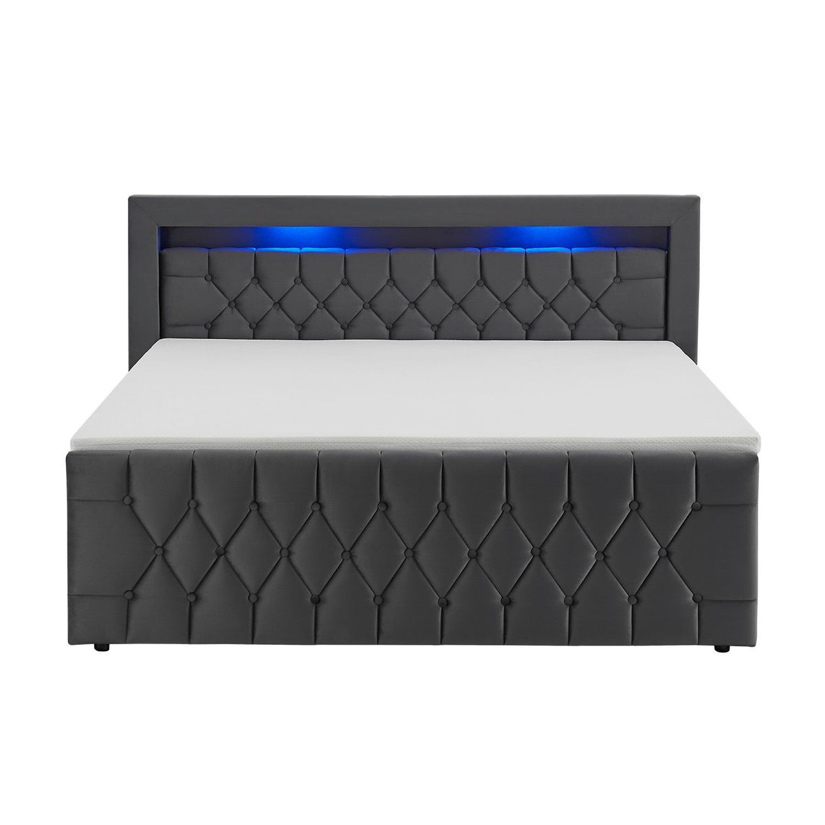 Boxspringbett Leona - Samt