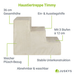 Haustiertreppe Timmy mit 3 Stufen