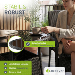 Runder Polyrattan Gartentisch Yoro