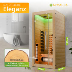 Infrarotkabine Kiruna 90 Premium