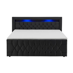 Boxspringbett Leona - Samt
