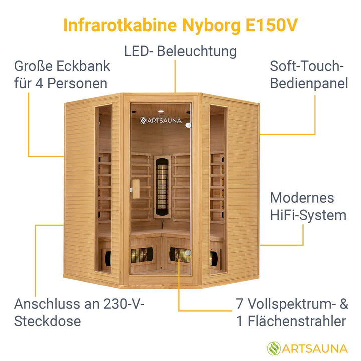 Infrarotkabine Nyborg E150V