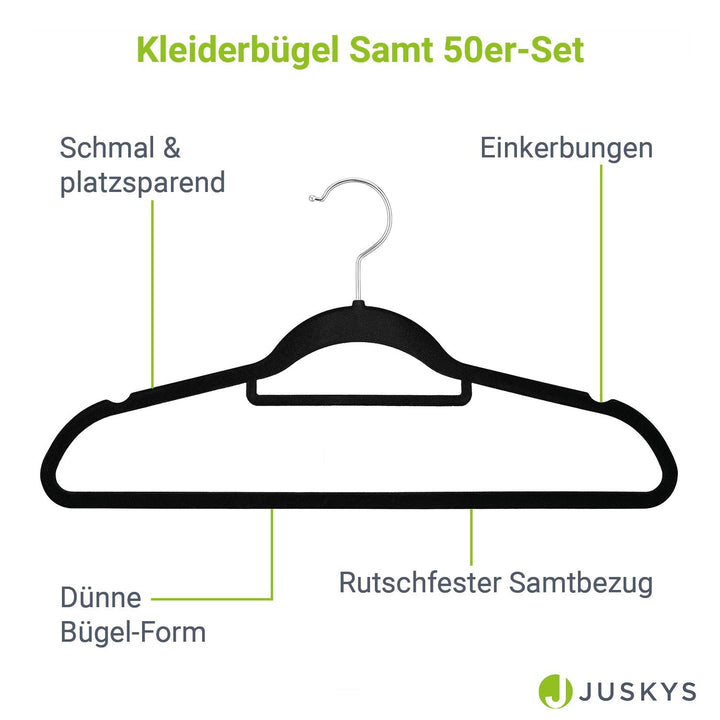 Kleiderbügel - Samt