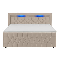Boxspringbett Leona - Samt