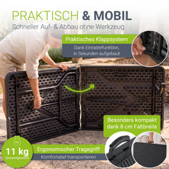 Klappbarer Gartentisch Easyfold
