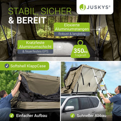 Dachzelt Lago für 2-3 Personen