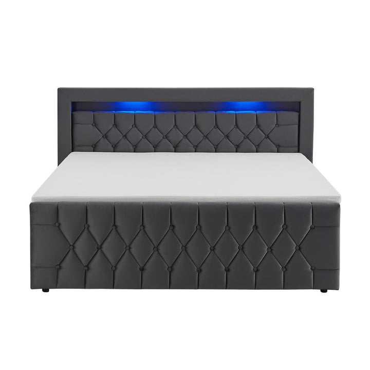 Boxspringbett Leona - Samt