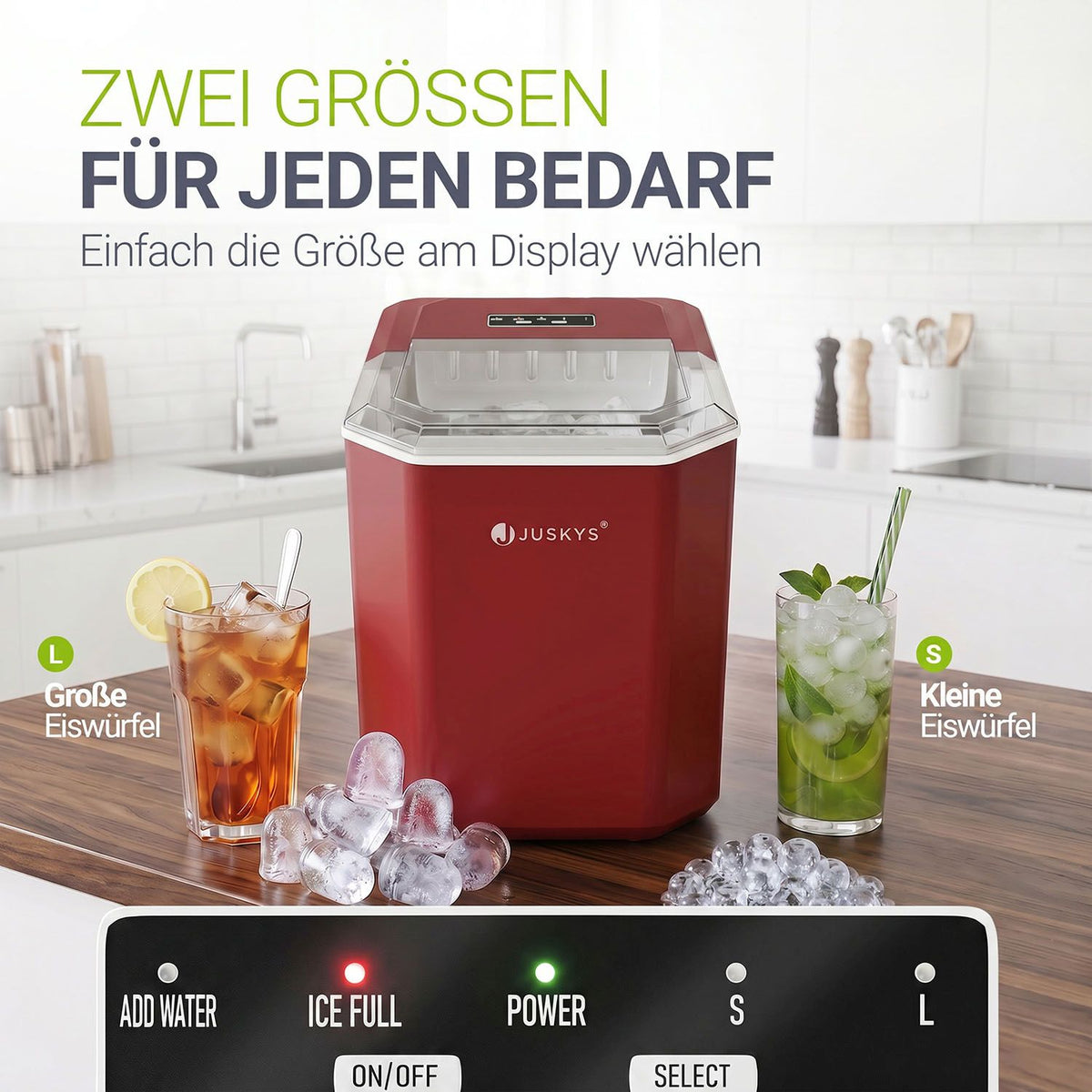 Eiswürfelmaschine mit Selbstreinigung IceOracle