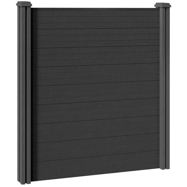 WPC Zaun aus Elementen & Pfosten