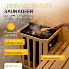 Traditionelle Sauna Vantaa - Schwarz