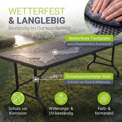 Klappbarer Gartentisch Easyfold