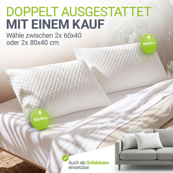 Kopfkissen - 2er Set